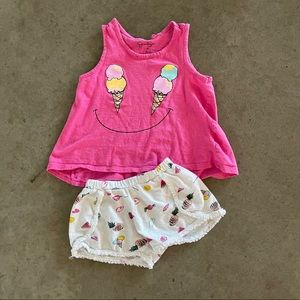 Jessica Simpson shorts/tank set